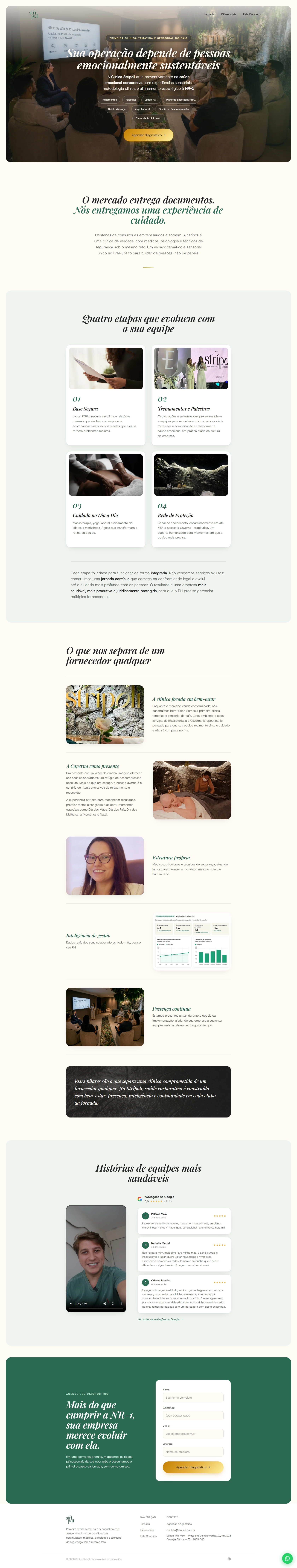 Landing page Clínica Strípoli
